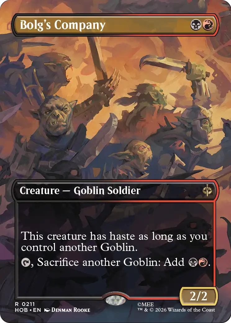 Bolg's Company (Borderless) [The Hobbit] | Exor Games Summserside