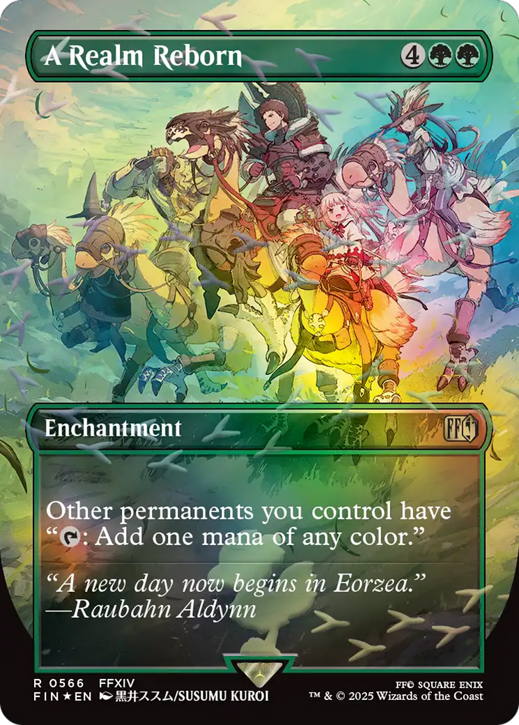 A Realm Reborn (Borderless) (Chocobo Track Foil) [FINAL FANTASY] | Exor Games Summserside