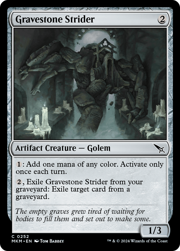 Gravestone Strider [Murders at Karlov Manor] | Exor Games Summserside