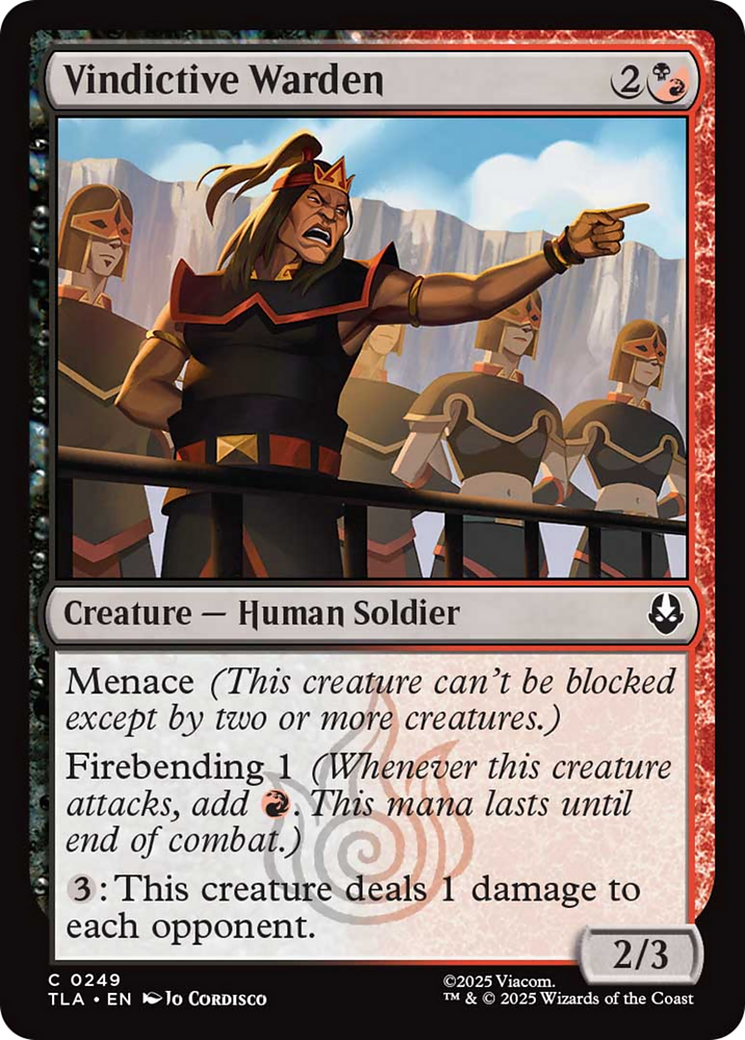 Vindictive Warden [Avatar: The Last Airbender] | Exor Games Summserside