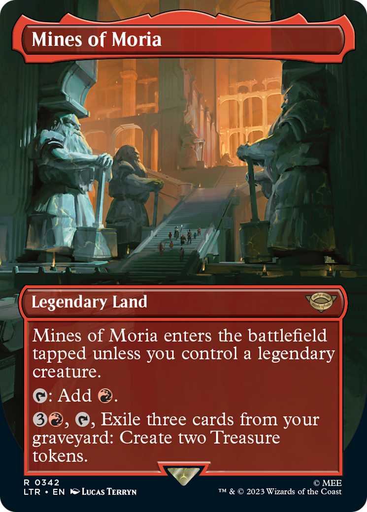 Mines of Moria (Borderless Alternate Art) (342) [The Lord of the Rings: Tales of Middle-Earth] | Exor Games Summserside