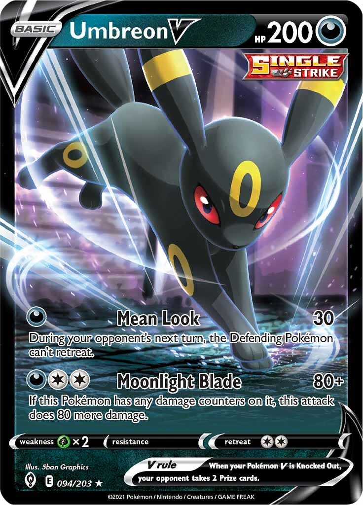 Umbreon V (094/203) [Sword & Shield: Evolving Skies] | Exor Games Summserside