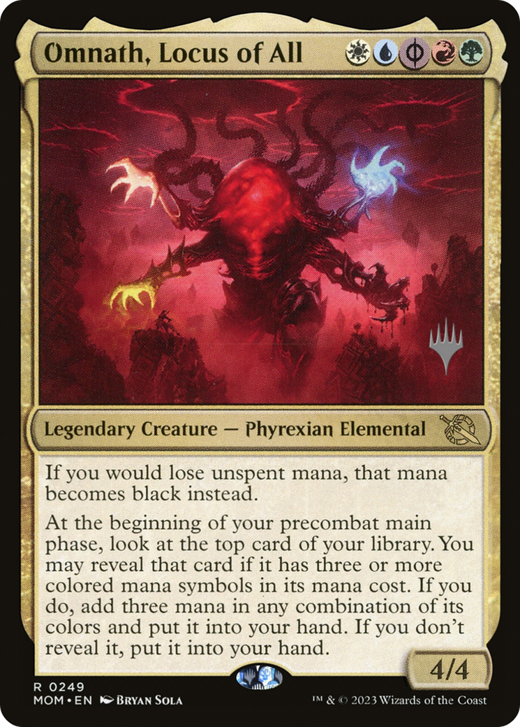 Omnath, Locus of All (Promo Pack) [March of the Machine Promos] | Exor Games Summserside