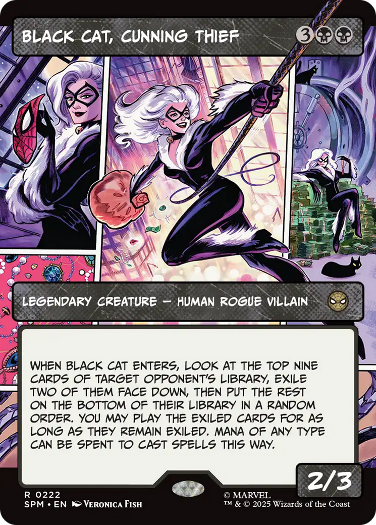 Black Cat, Cunning Thief (Borderless) [Marvel's Spider-Man] | Exor Games Summserside
