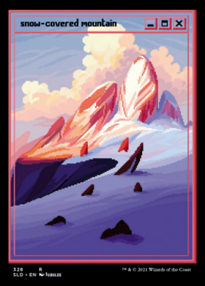 Snow-Covered Mountain (328) [Secret Lair Drop Series] | Exor Games Summserside