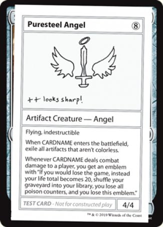 Puresteel Angel (2021 Edition) [Mystery Booster Playtest Cards] | Exor Games Summserside