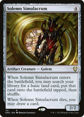 Solemn Simulacrum [Phyrexia: All Will Be One Commander] | Exor Games Summserside