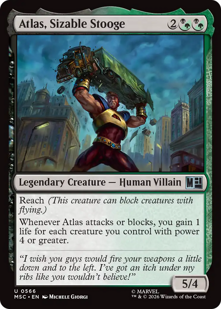 Atlas, Sizable Stooge [Marvel Super Heroes] | Exor Games Summserside