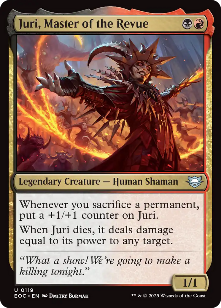 Juri, Master of the Revue [Edge of Eternities Commander] | Exor Games Summserside