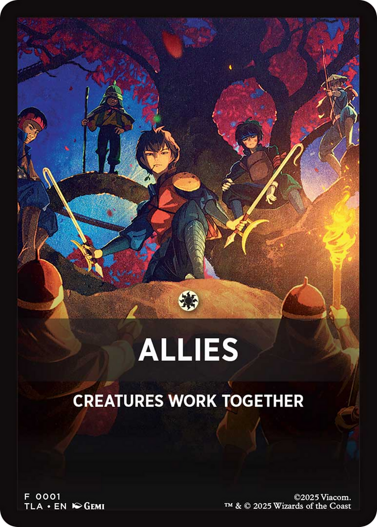 Allies Theme Card [Avatar: The Last Airbender: Eternal-Legal] | Exor Games Summserside