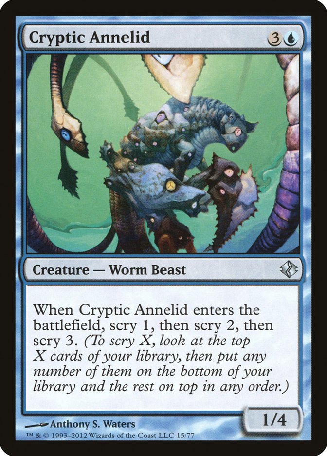 Cryptic Annelid [Duel Decks: Venser vs. Koth] | Exor Games Summserside