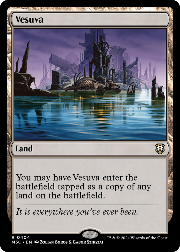 Vesuva (Ripple Foil) [Modern Horizons 3 Commander] | Exor Games Summserside