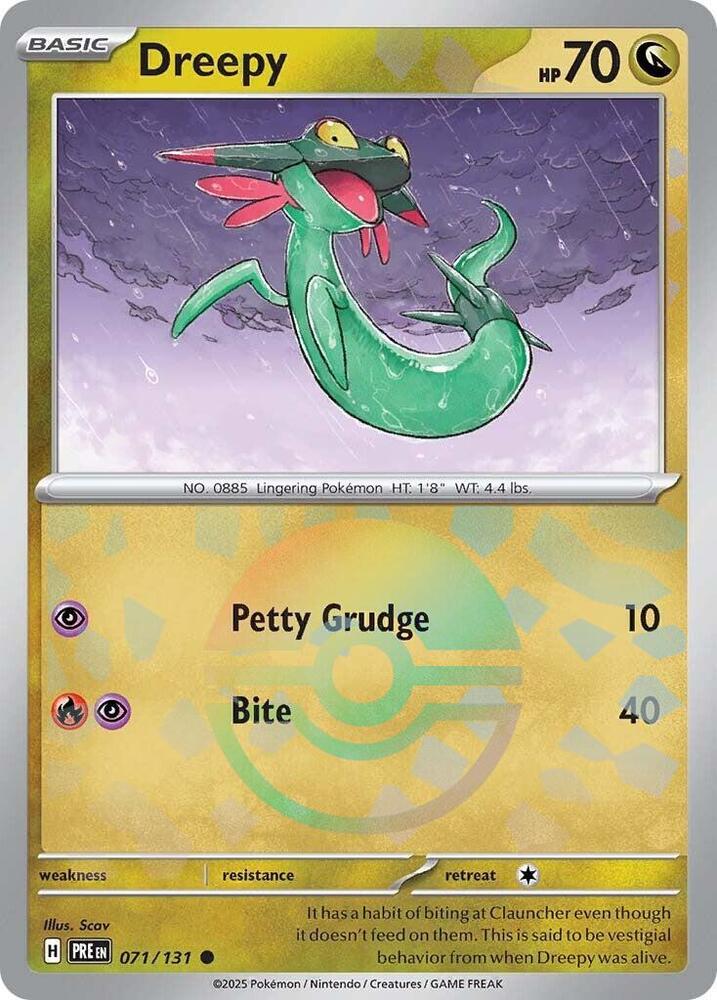 Dreepy (071/131) (Poke Ball Pattern) [Scarlet & Violet: Prismatic Evolutions] | Exor Games Summserside