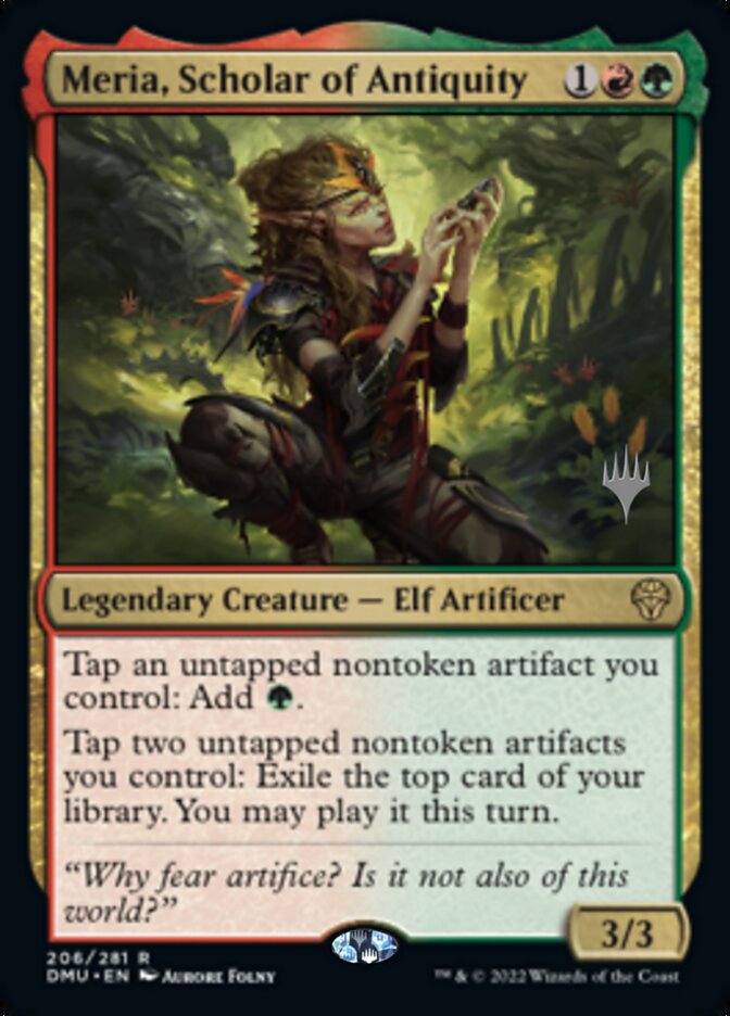 Meria, Scholar of Antiquity (Promo Pack) [Dominaria United Promos] | Exor Games Summserside