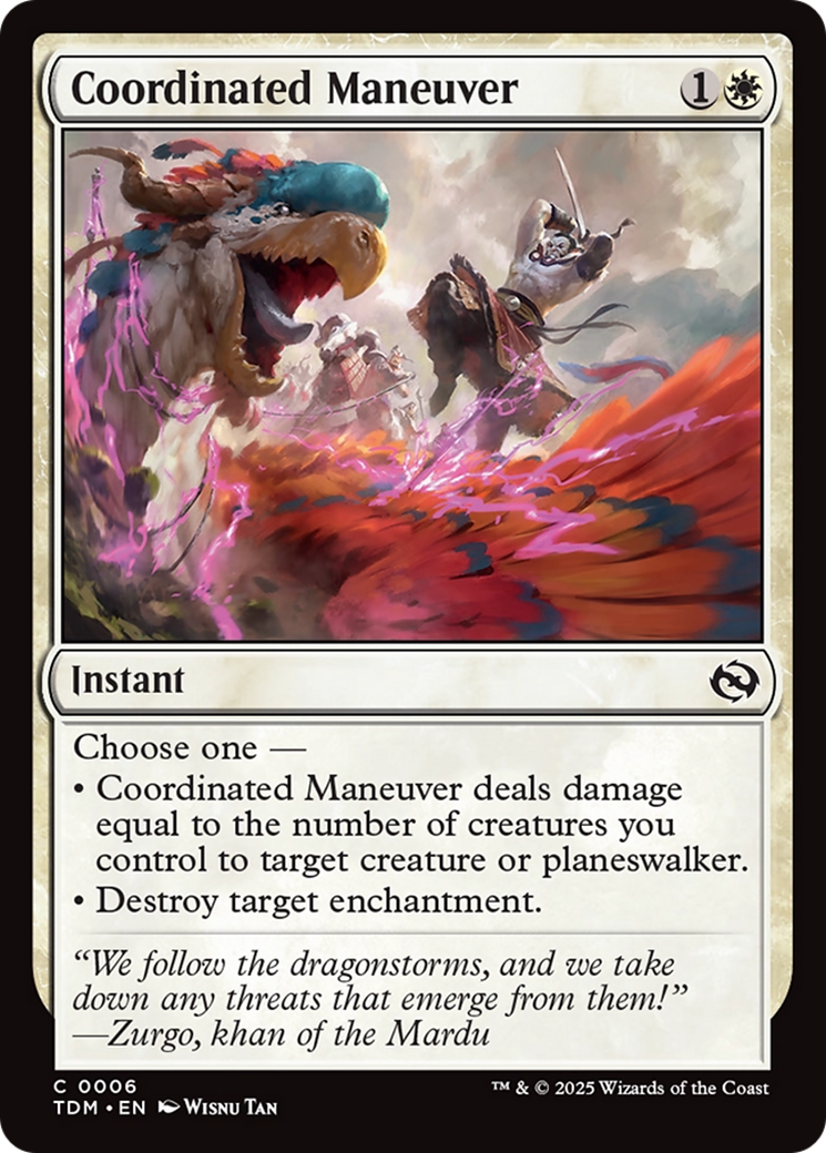 Coordinated Maneuver [Tarkir: Dragonstorm] | Exor Games Summserside