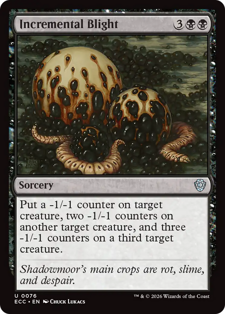 Incremental Blight [Lorwyn Eclipsed Commander] | Exor Games Summserside