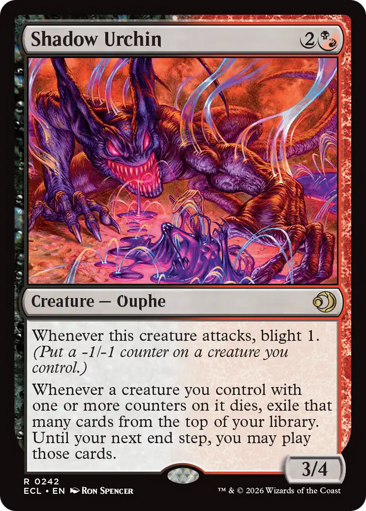 Shadow Urchin [Lorwyn Eclipsed] | Exor Games Summserside