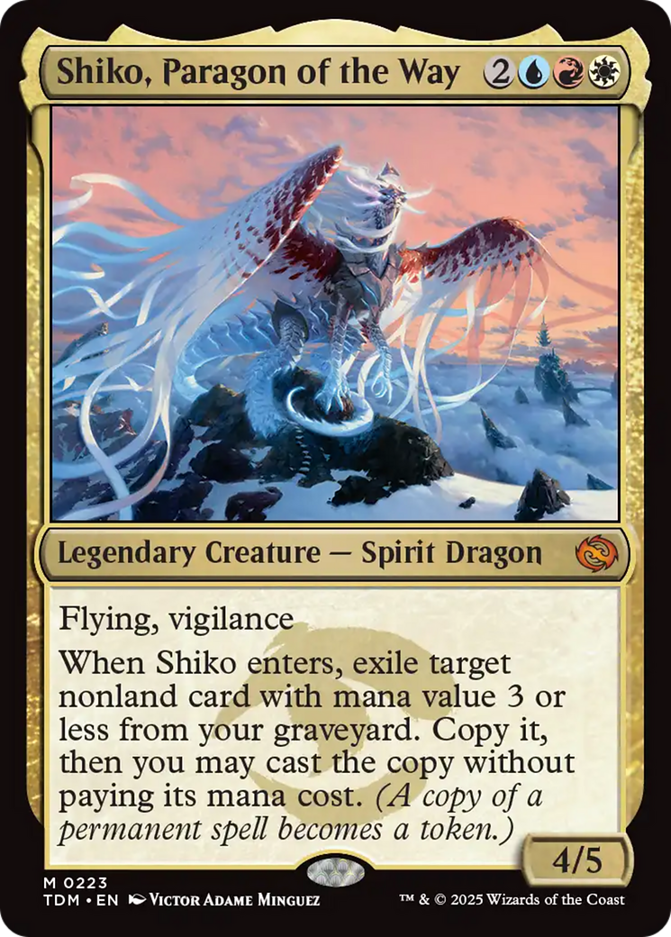 Shiko, Paragon of the Way [Tarkir: Dragonstorm] | Exor Games Summserside