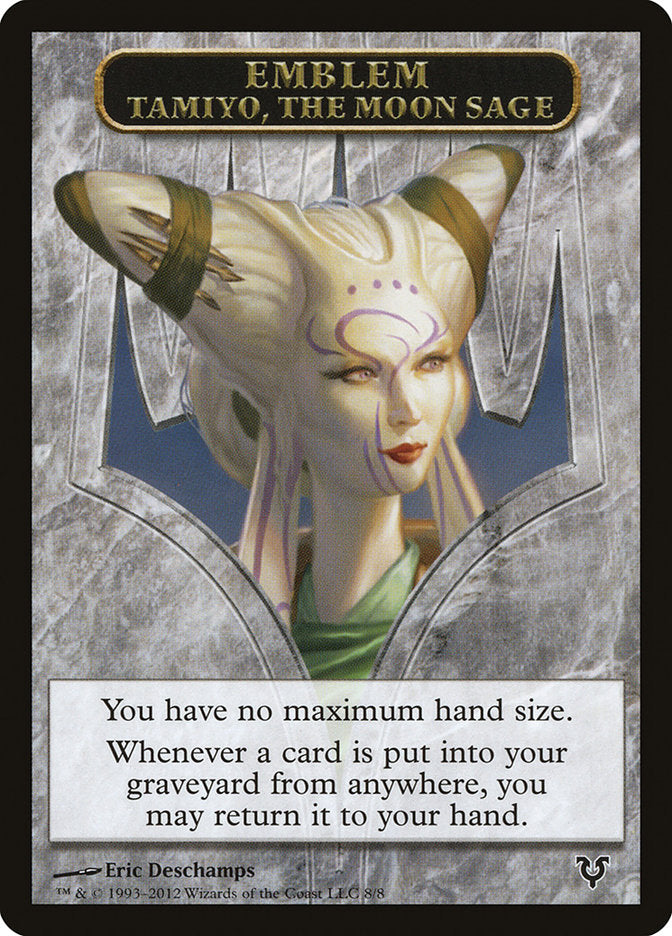 Tamiyo, the Moon Sage Emblem [Avacyn Restored Tokens] | Exor Games Summserside