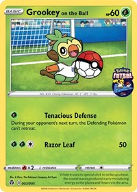 Grookey on the Ball (003/005) [Miscellaneous Cards] | Exor Games Summserside