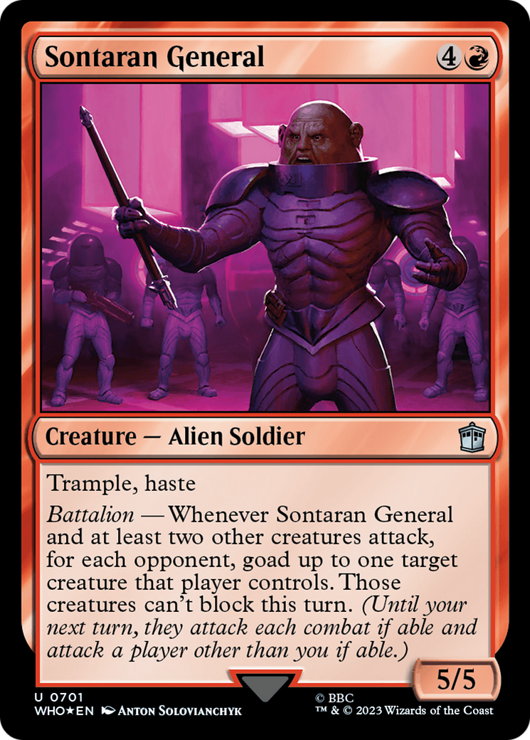 Sontaran General (Surge Foil) [Doctor Who] | Exor Games Summserside