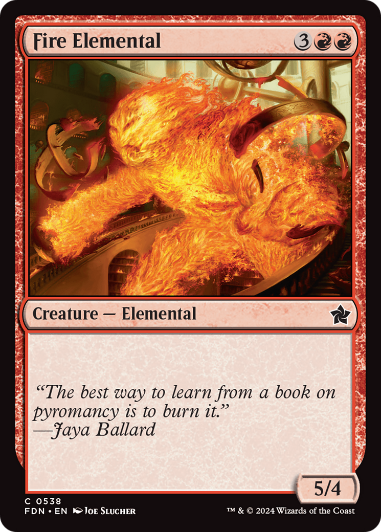 Fire Elemental [Foundations] | Exor Games Summserside