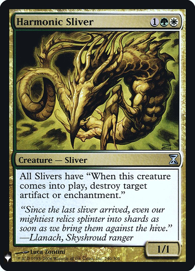 Harmonic Sliver [Mystery Booster] | Exor Games Summserside