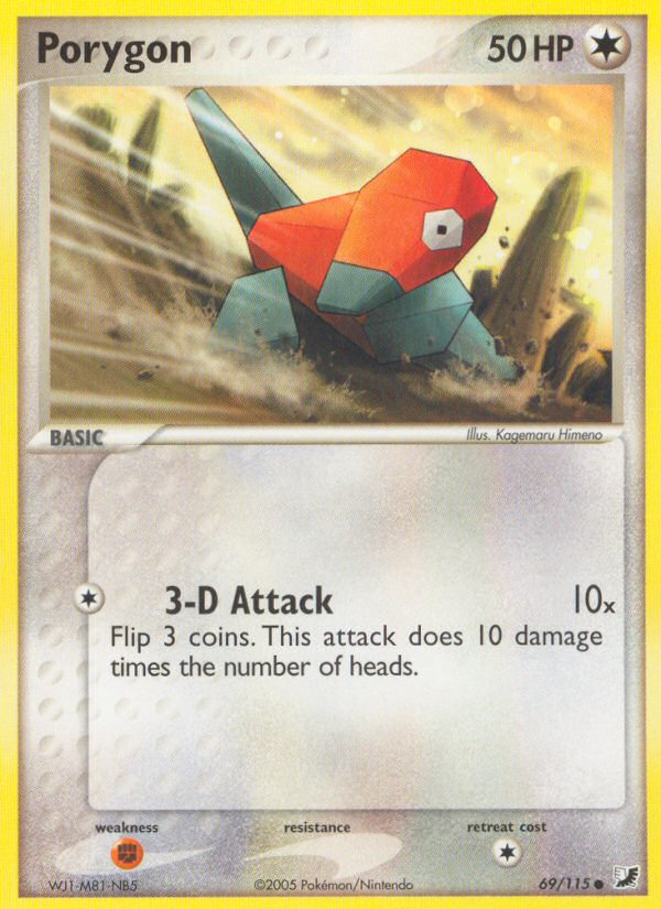 Porygon (69/115) [EX: Unseen Forces] | Exor Games Summserside