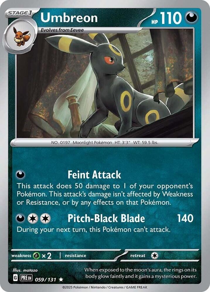 Umbreon (059/131) [Scarlet & Violet: Prismatic Evolutions] | Exor Games Summserside