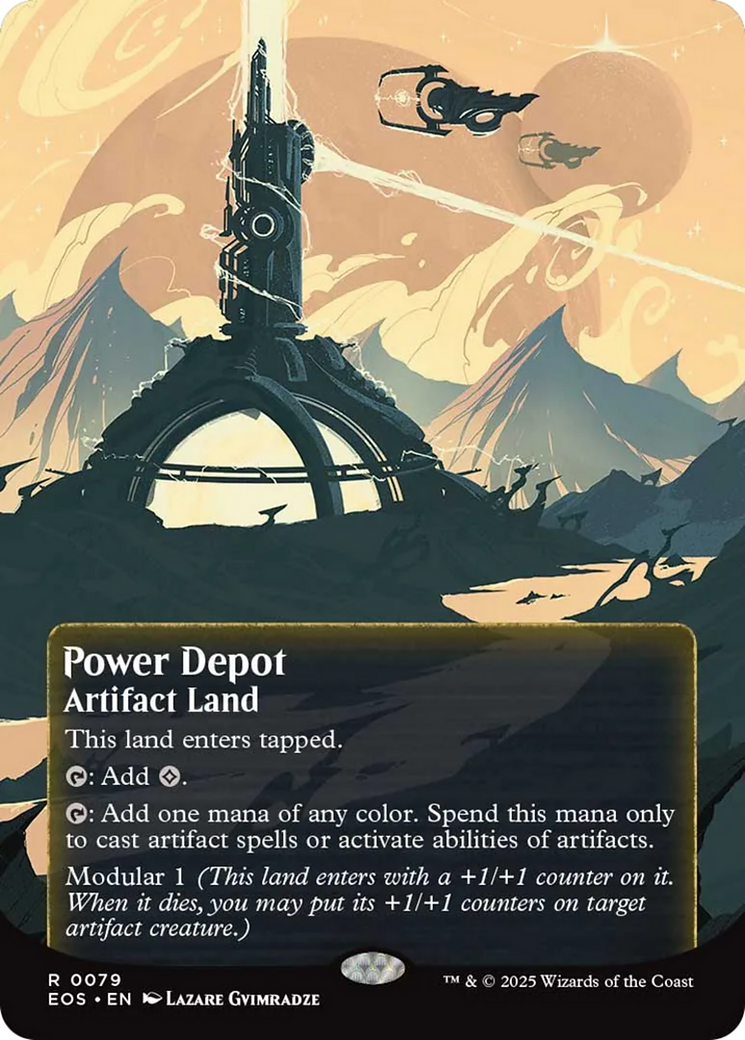 Power Depot (0079) (Borderless) [Edge of Eternities: Stellar Sights] | Exor Games Summserside