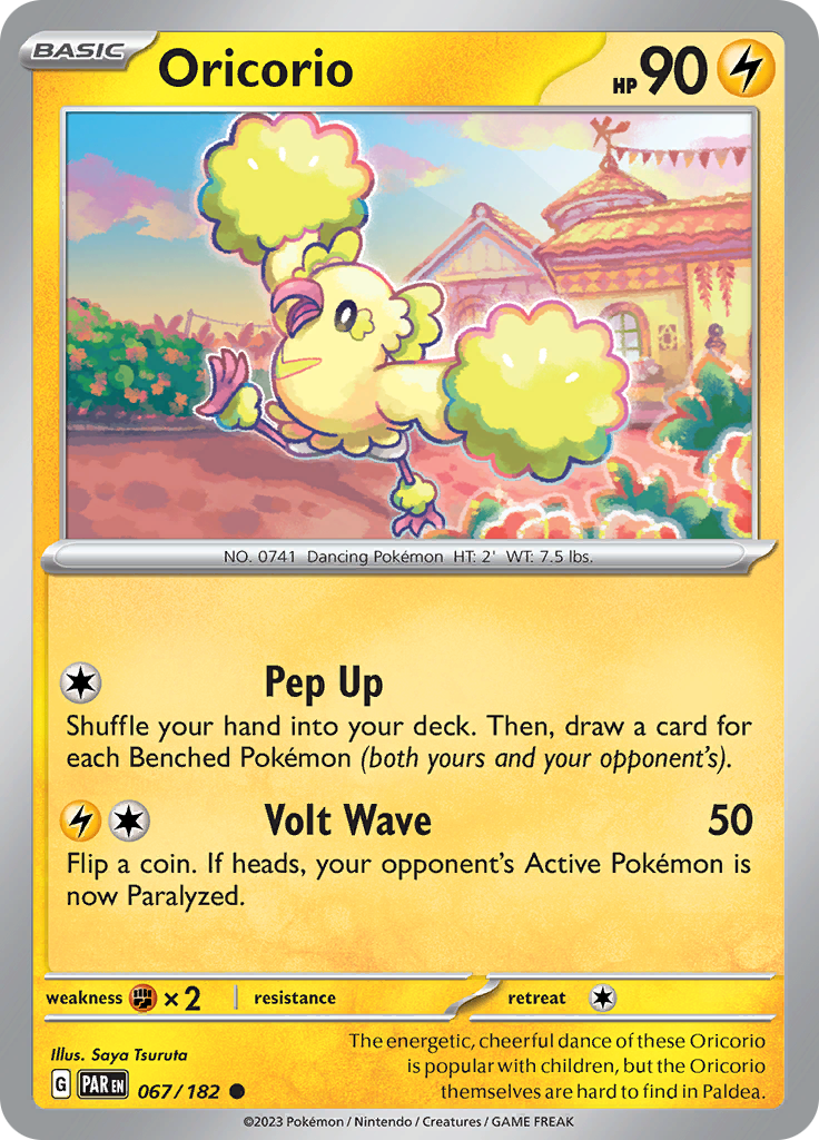 Oricorio (067/182) [Scarlet & Violet: Paradox Rift] | Exor Games Summserside