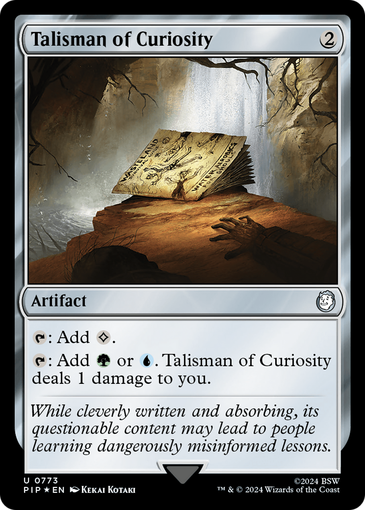 Talisman of Curiosity (Surge Foil) [Fallout] | Exor Games Summserside