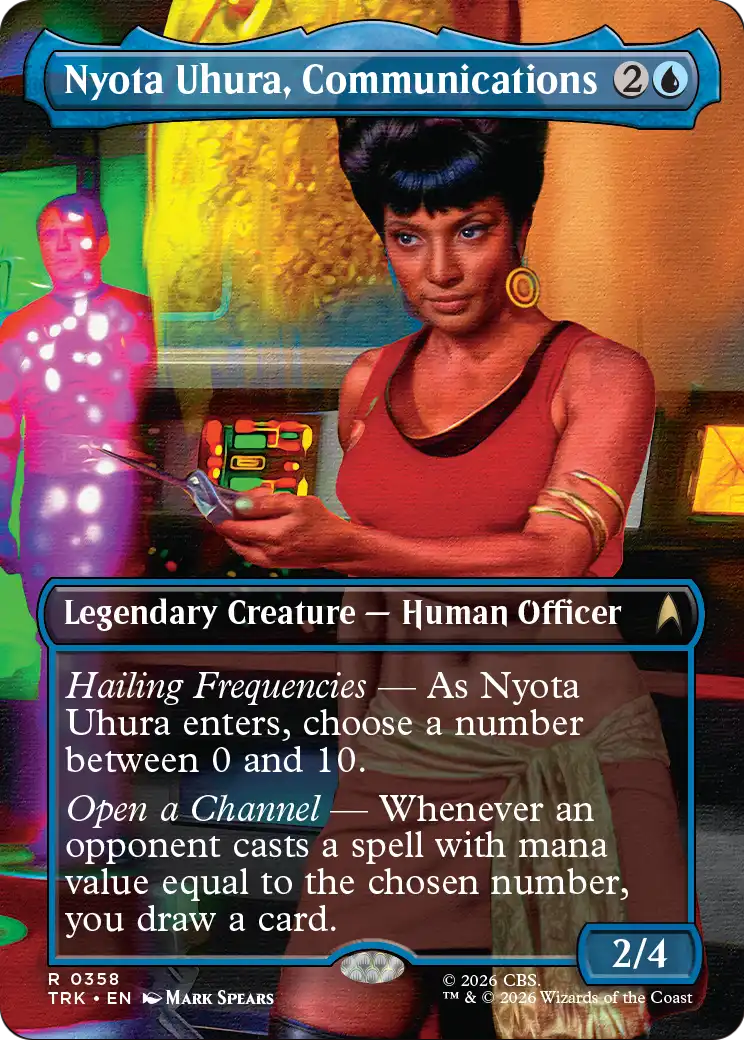 Nyota Uhura, Communications Officer (Borderless) [Star Trek] | Exor Games Summserside