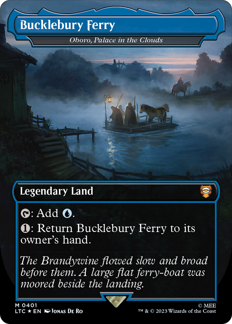 Bucklebury Ferry - Oboro, Palace in the Clouds (Surge Foil Realms and Relics) [The Lord of the Rings: Tales of Middle-Earth Commander] | Exor Games Summserside