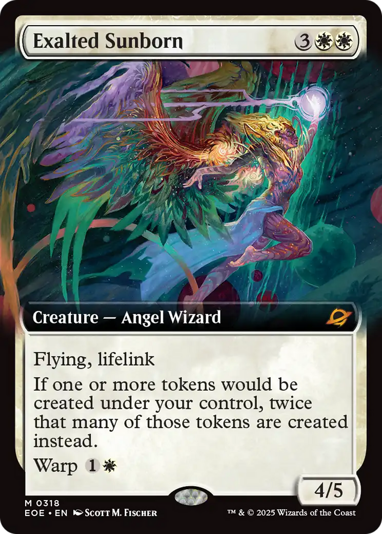 Exalted Sunborn (Extended Art) [Edge of Eternities] | Exor Games Summserside