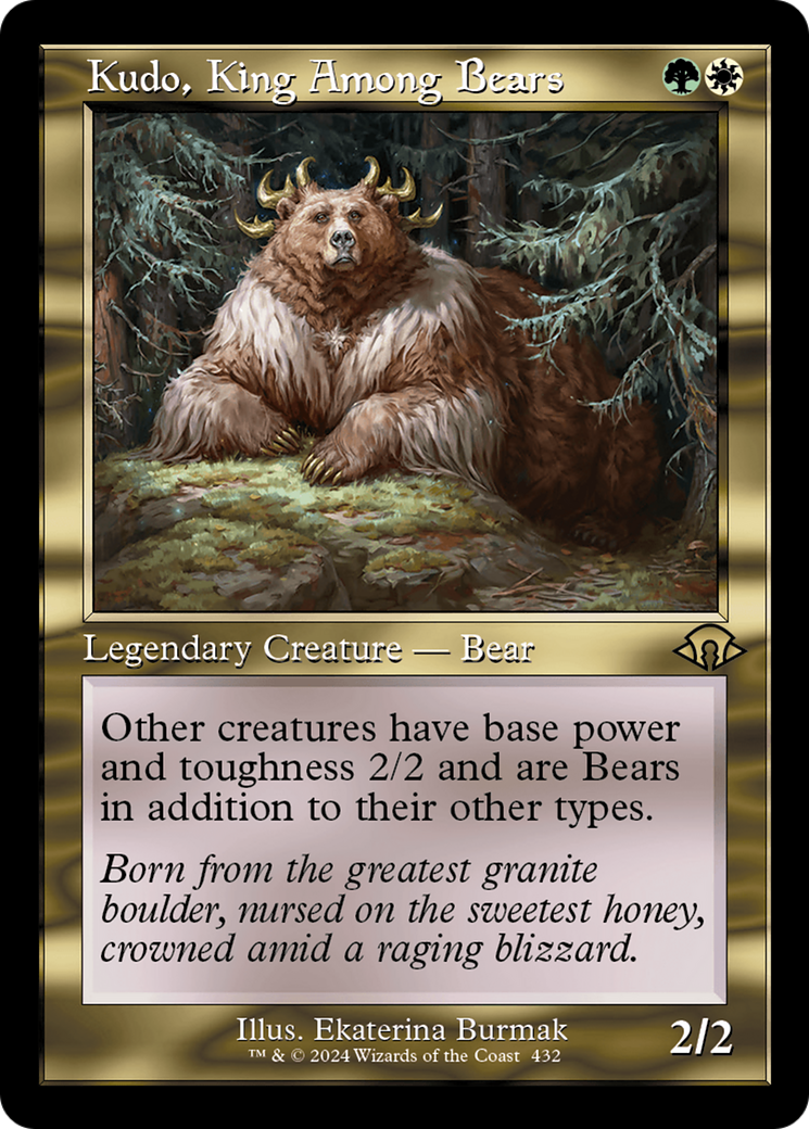 Kudo, King Among Bears (Retro) [Modern Horizons 3] | Exor Games Summserside