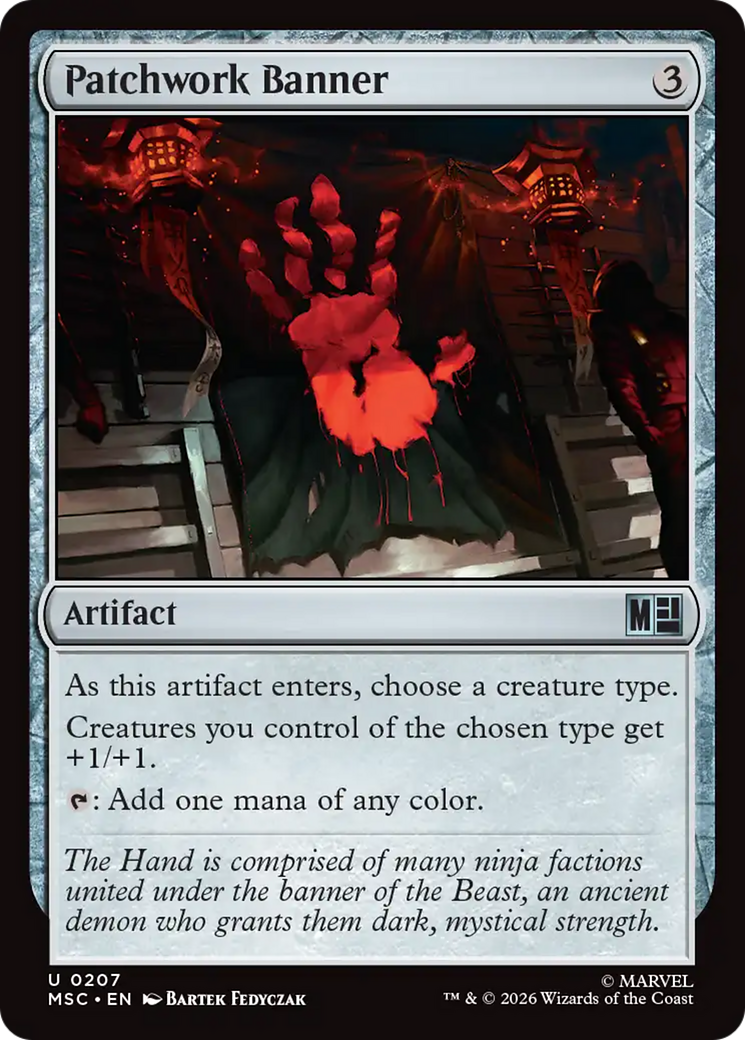 Patchwork Banner (Surge Foil) [Marvel Super Heroes Commander] | Exor Games Summserside