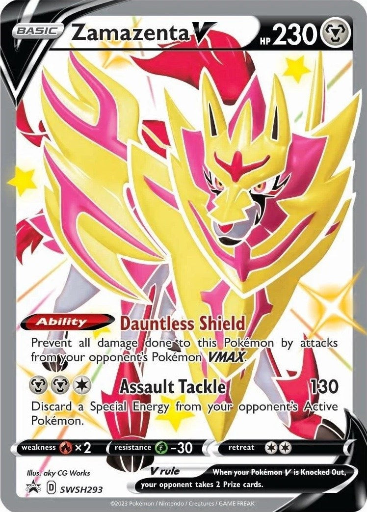 Zamazenta V (SWSH293) [Sword & Shield: Black Star Promos] | Exor Games Summserside