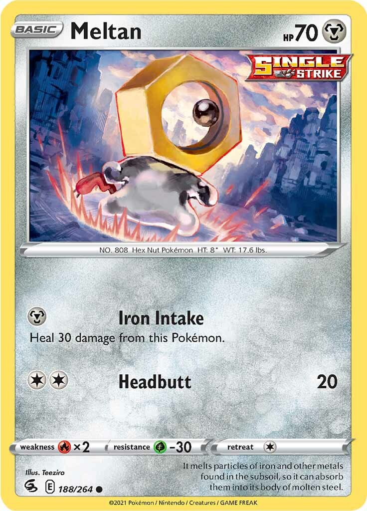 Meltan (188/264) [Sword & Shield: Fusion Strike] | Exor Games Summserside