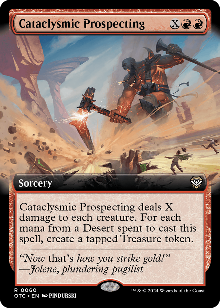 Cataclysmic Prospecting (Extended Art) [Outlaws of Thunder Junction Commander] | Exor Games Summserside