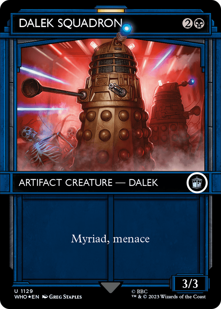 Dalek Squadron (Showcase) (Surge Foil) [Doctor Who] | Exor Games Summserside