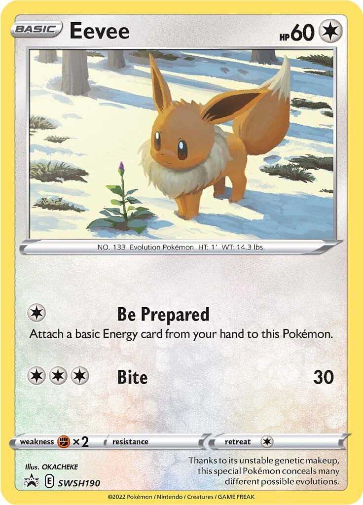 Eevee (SWSH190) [Sword & Shield: Black Star Promos] | Exor Games Summserside