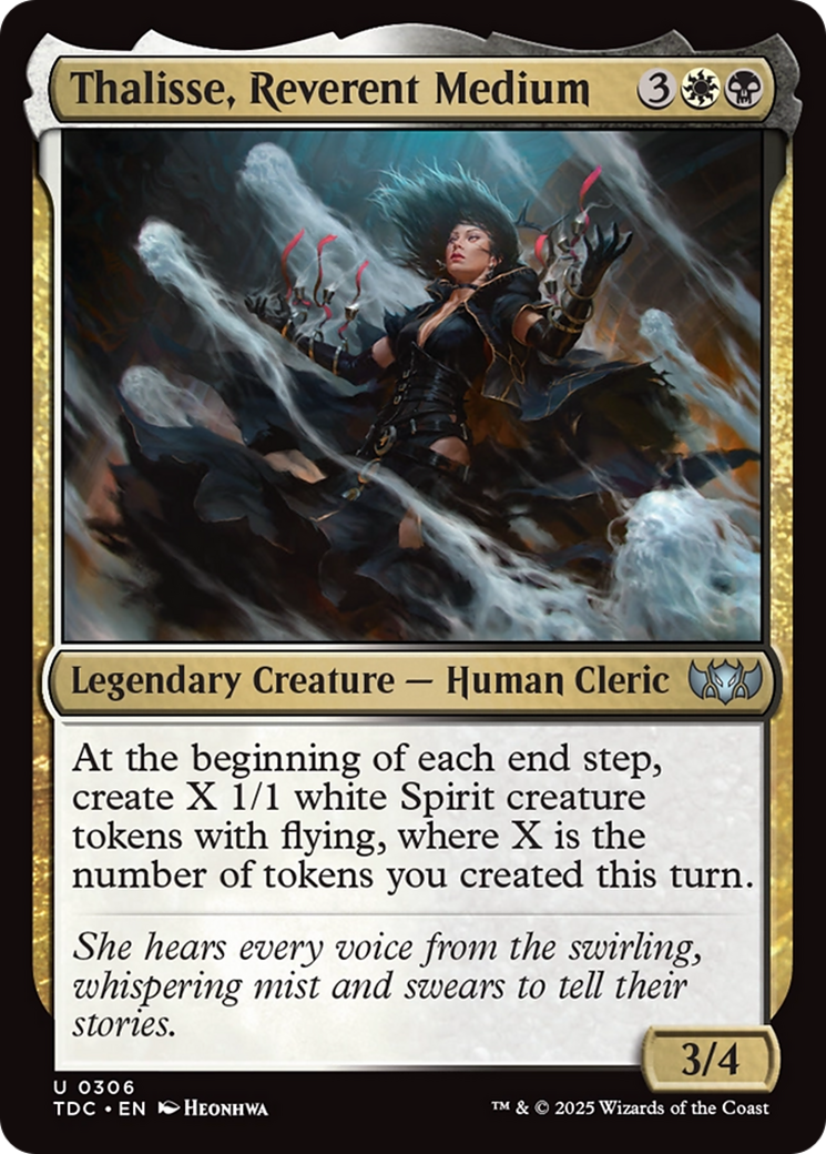 Thalisse, Reverent Medium [Tarkir: Dragonstorm Commander] | Exor Games Summserside