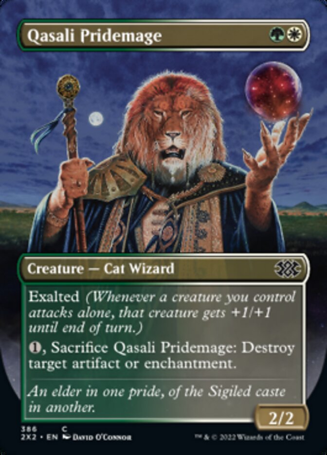 Qasali Pridemage (Borderless Alternate Art) [Double Masters 2022] | Exor Games Summserside