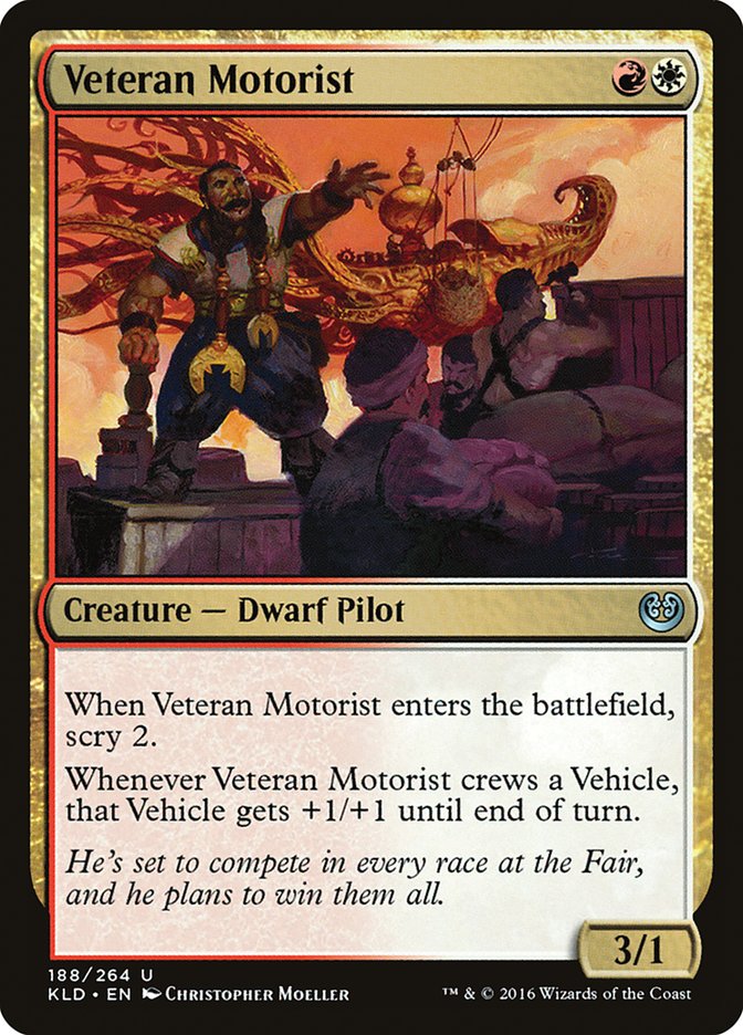 Veteran Motorist [Kaladesh] | Exor Games Summserside