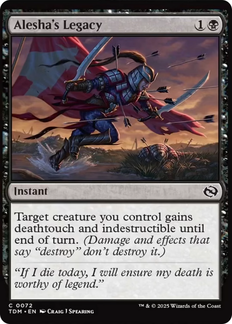 Alesha's Legacy [Tarkir: Dragonstorm] | Exor Games Summserside