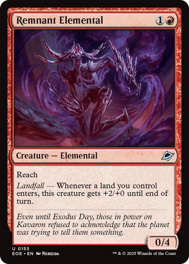 Remnant Elemental [Edge of Eternities] | Exor Games Summserside