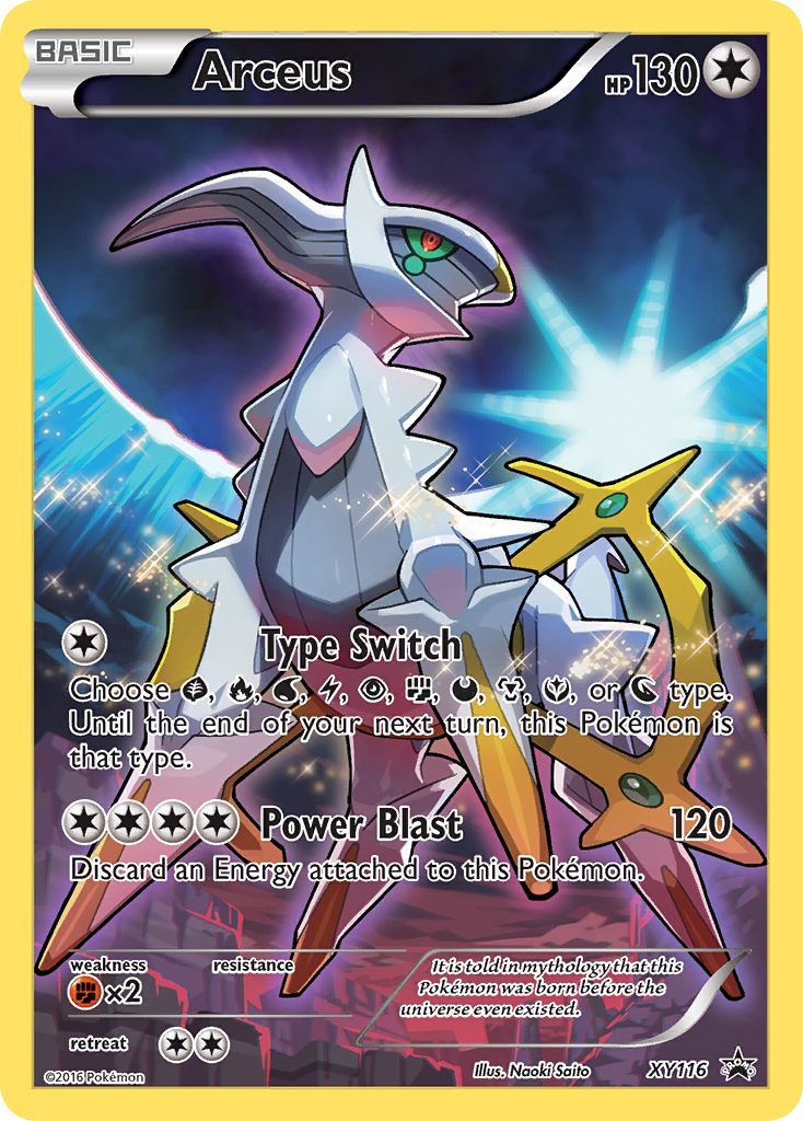 Arceus (XY116) [XY: Black Star Promos] | Exor Games Summserside