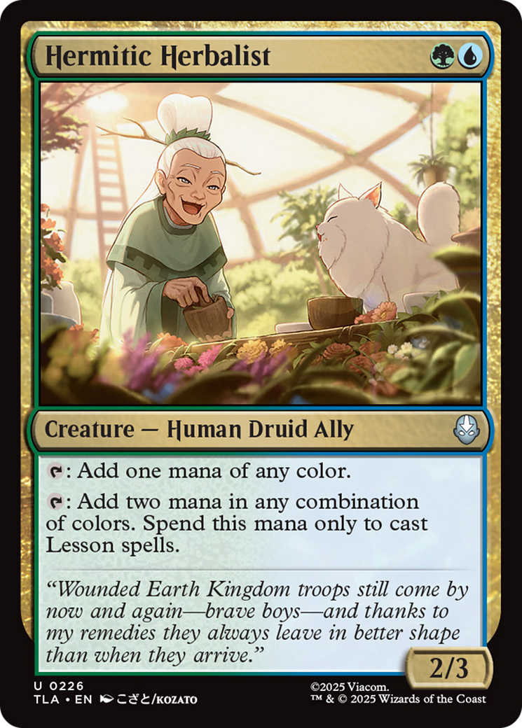 Hermitic Herbalist [Avatar: The Last Airbender] | Exor Games Summserside