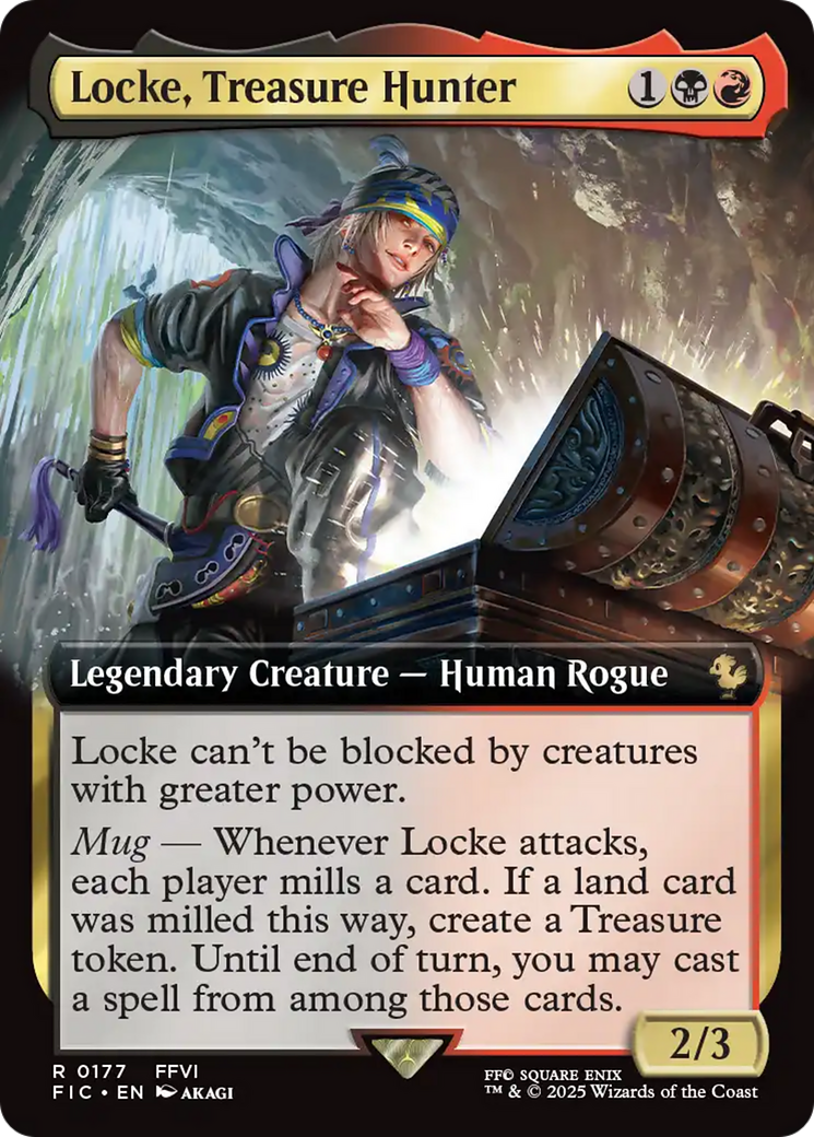 Locke, Treasure Hunter (Extended Art) [FINAL FANTASY Commander] | Exor Games Summserside